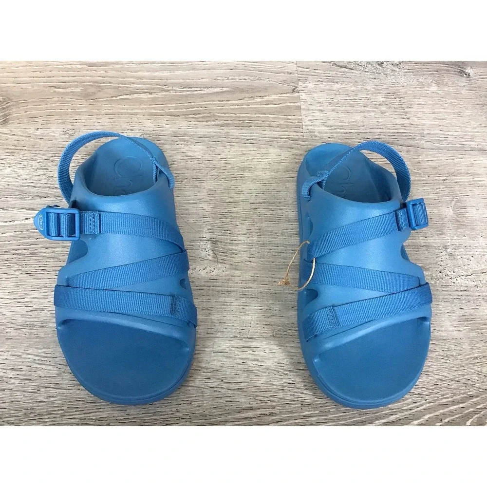 Chaco Ocean Blue Chillos Sport Strappy Adjustable Sandals Kids Size 6